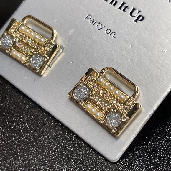 BAUBLEBAR SUGARFIX Boombox Stereo Earrings NEW - Picture 4 of 7